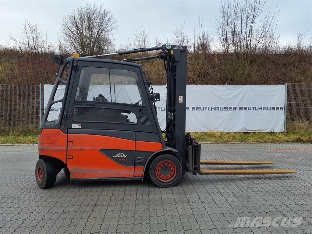 Linde E50HL شاحنات ذات رافعات شوكية تعمل بالكهرباء
