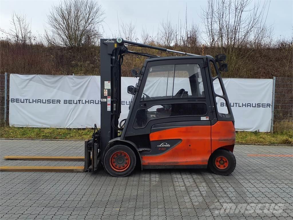 Linde E50HL شاحنات ذات رافعات شوكية تعمل بالكهرباء