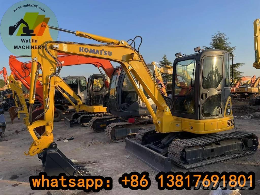 Komatsu PC 55 MR-3 حفارات صغيرة أقل من 7 طن (حفارات صغيرة)