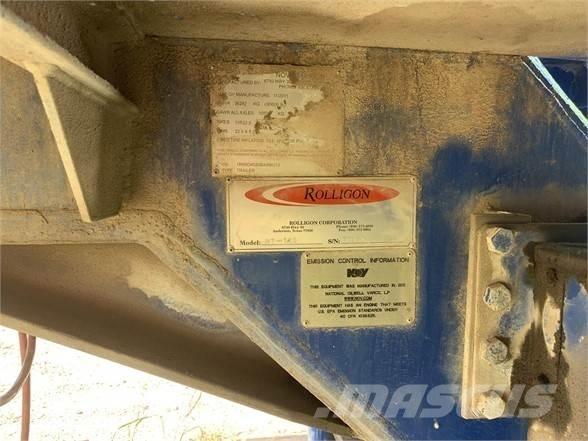  ROLLIGON نصف مقطورة مسطحة منخفضة