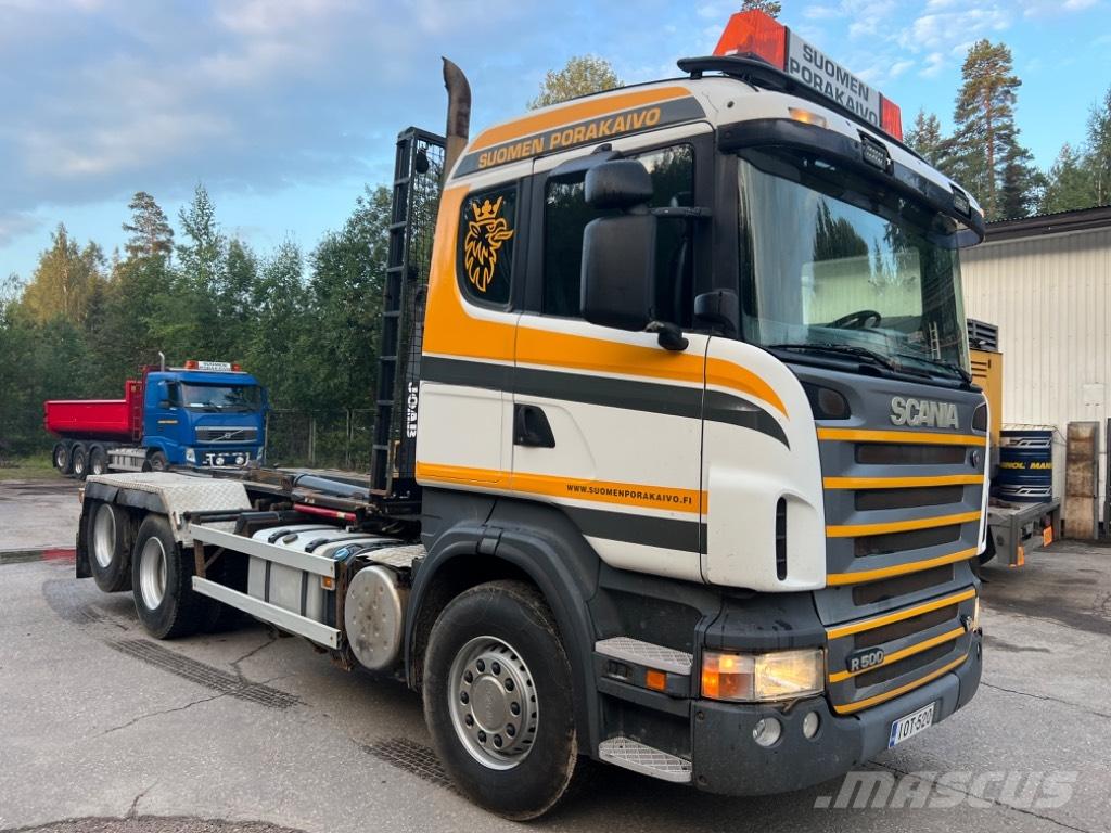 Scania R 500 شاحنات الرافعات الخطافية