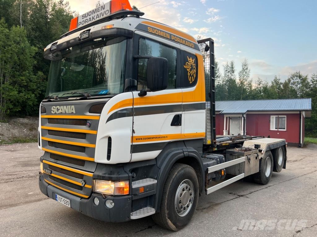 Scania R 500 شاحنات الرافعات الخطافية