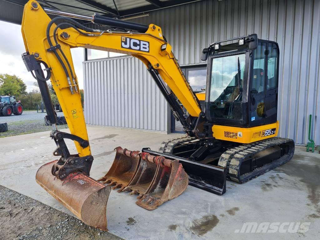 JCB 55 Z-1 حفارات صغيرة أقل من 7 طن (حفارات صغيرة)