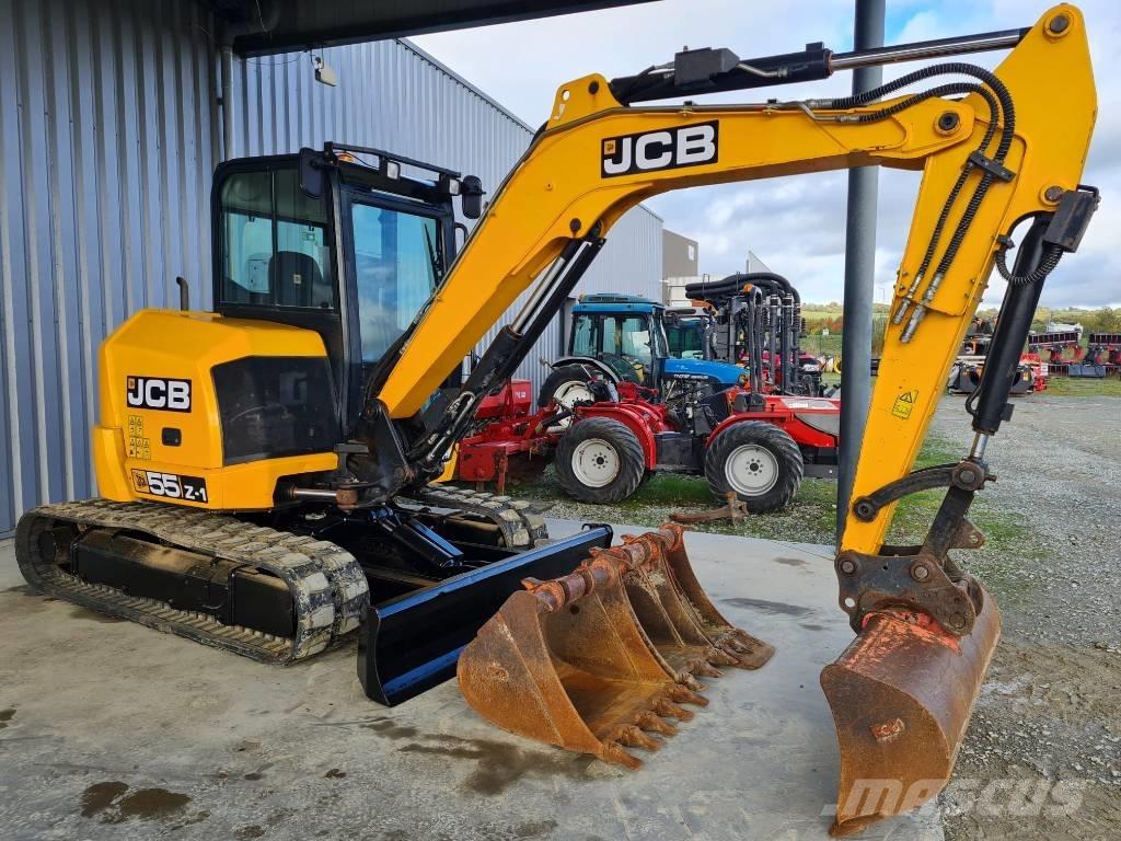 JCB 55 Z-1 حفارات صغيرة أقل من 7 طن (حفارات صغيرة)