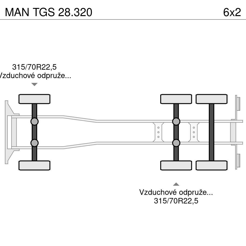 MAN TGS 28.320 شاحنات المخلفات