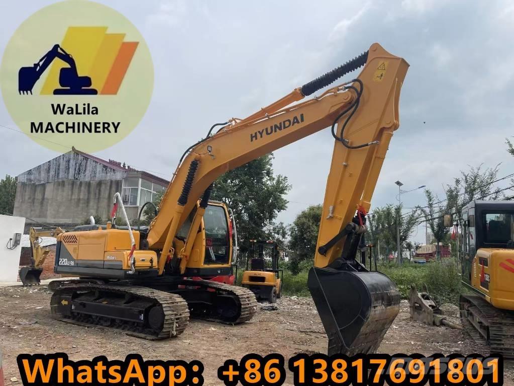 Hyundai R220 حفارات وسط 7 طن - 12 طن