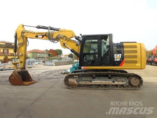 CAT 318 F L حفارات زحافة