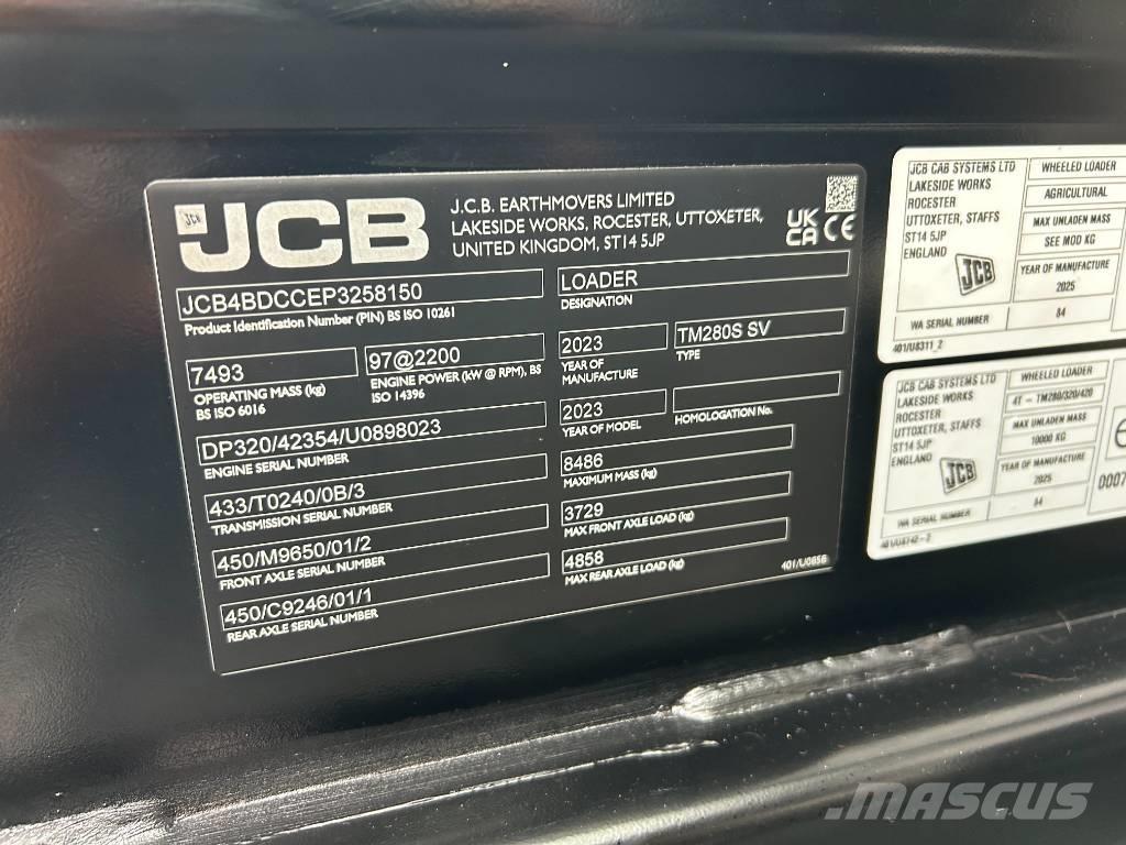 JCB TM280S معدات مناولة لأغراض الزراعة