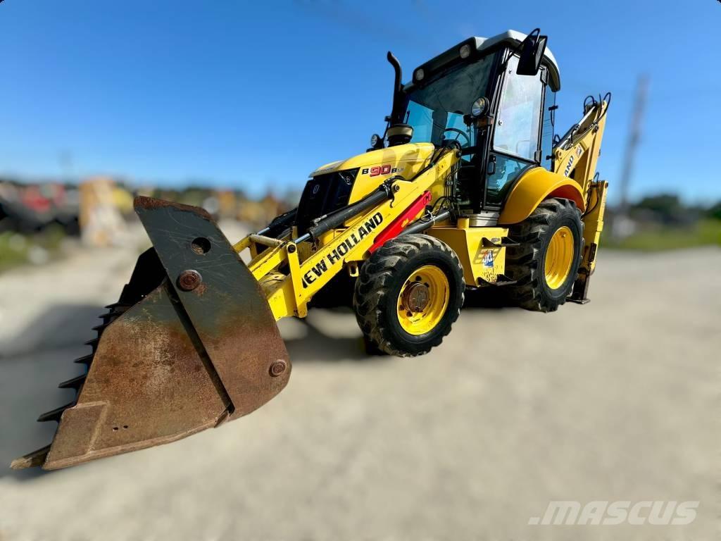 New Holland B 90 B لوادر ذات جرافات عكسية