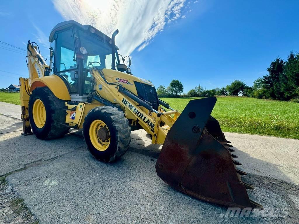 New Holland B 90 B لوادر ذات جرافات عكسية