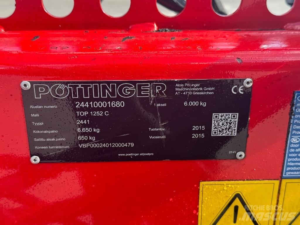 Pöttinger Top 1252 C محشات
