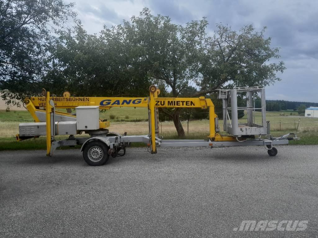 Omme 1250 المنصات الهوائية المثبتة على مقطورة