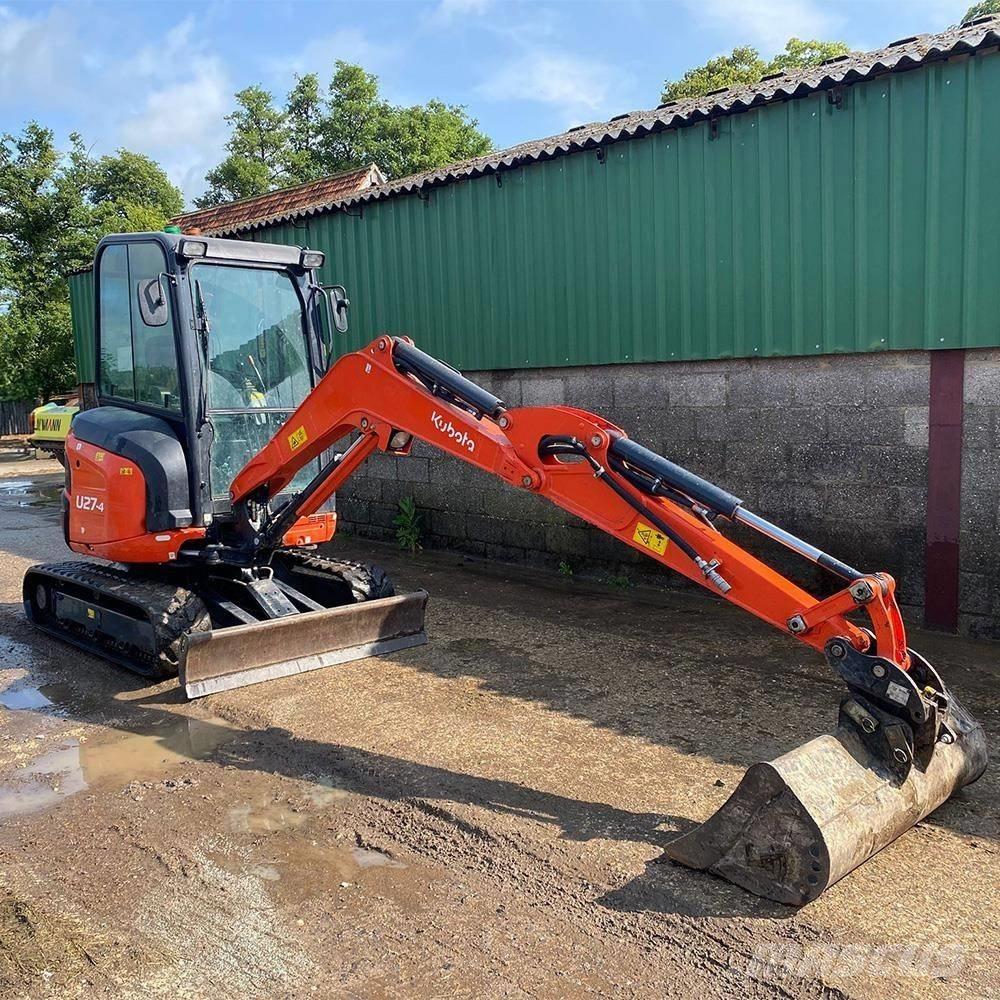 Kubota U 27-4 حفارات صغيرة أقل من 7 طن (حفارات صغيرة)