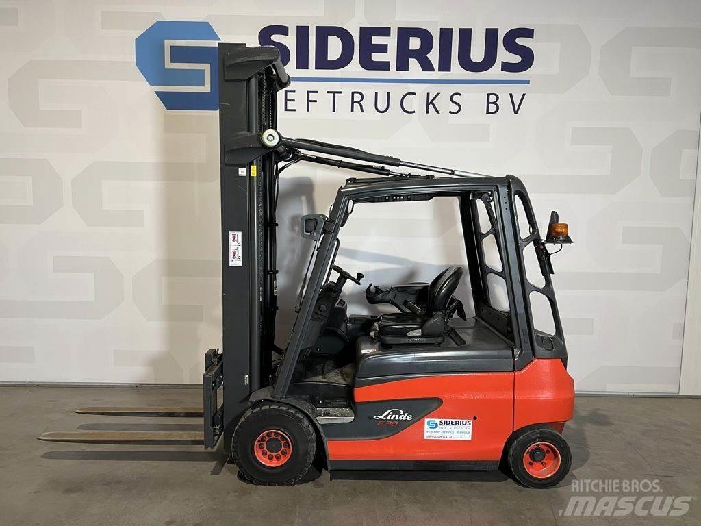 Linde E30L-01 شاحنات ذات رافعات شوكية تعمل بالكهرباء