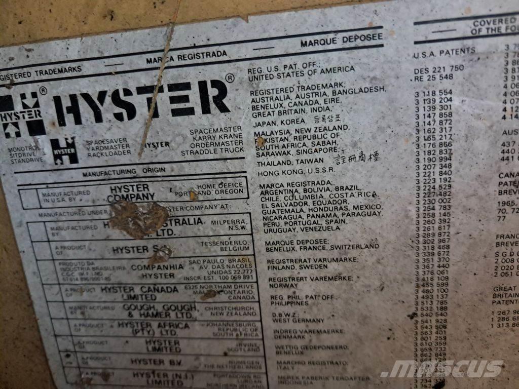 Hyster H2.50J شاحنات الديزل