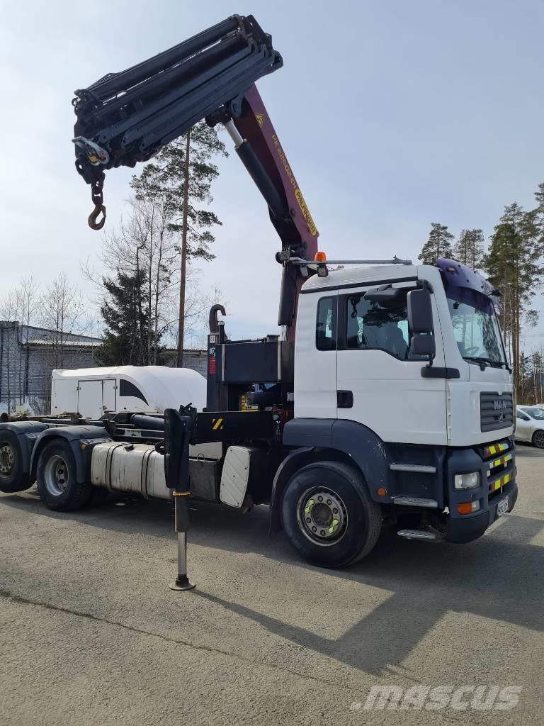 MAN TGA 26.480 شاحنات الرافعات الخطافية