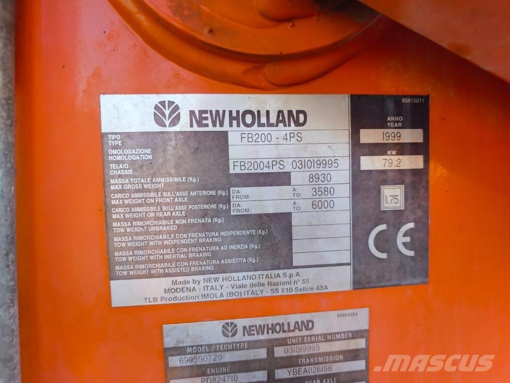 New Holland FB 200 لوادر ذات جرافات عكسية
