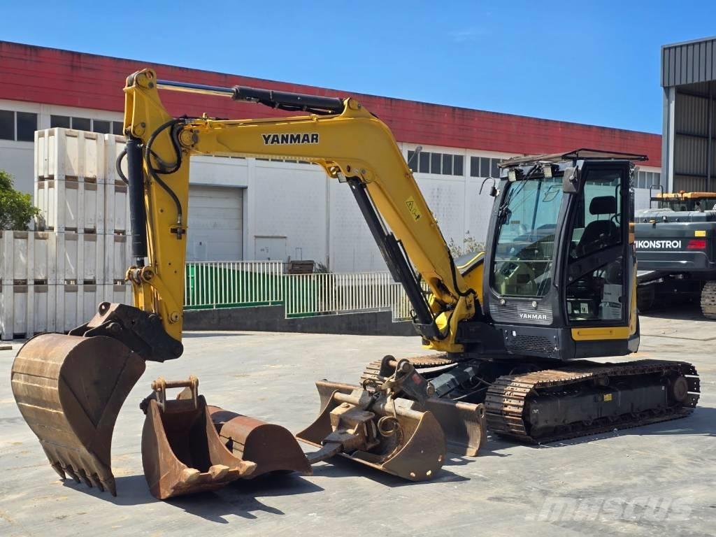 Yanmar Vio 80-1 حفارات وسط 7 طن - 12 طن