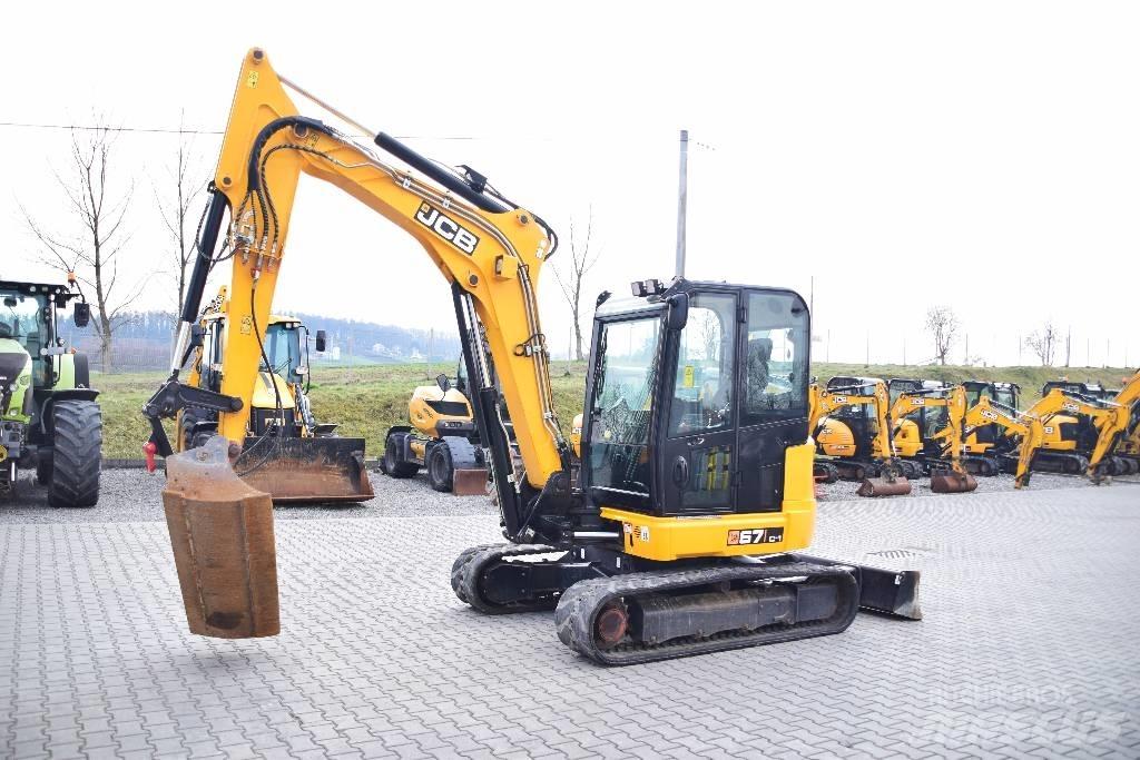JCB 67 C-1  JCB 65R-1 حفارات صغيرة أقل من 7 طن (حفارات صغيرة)