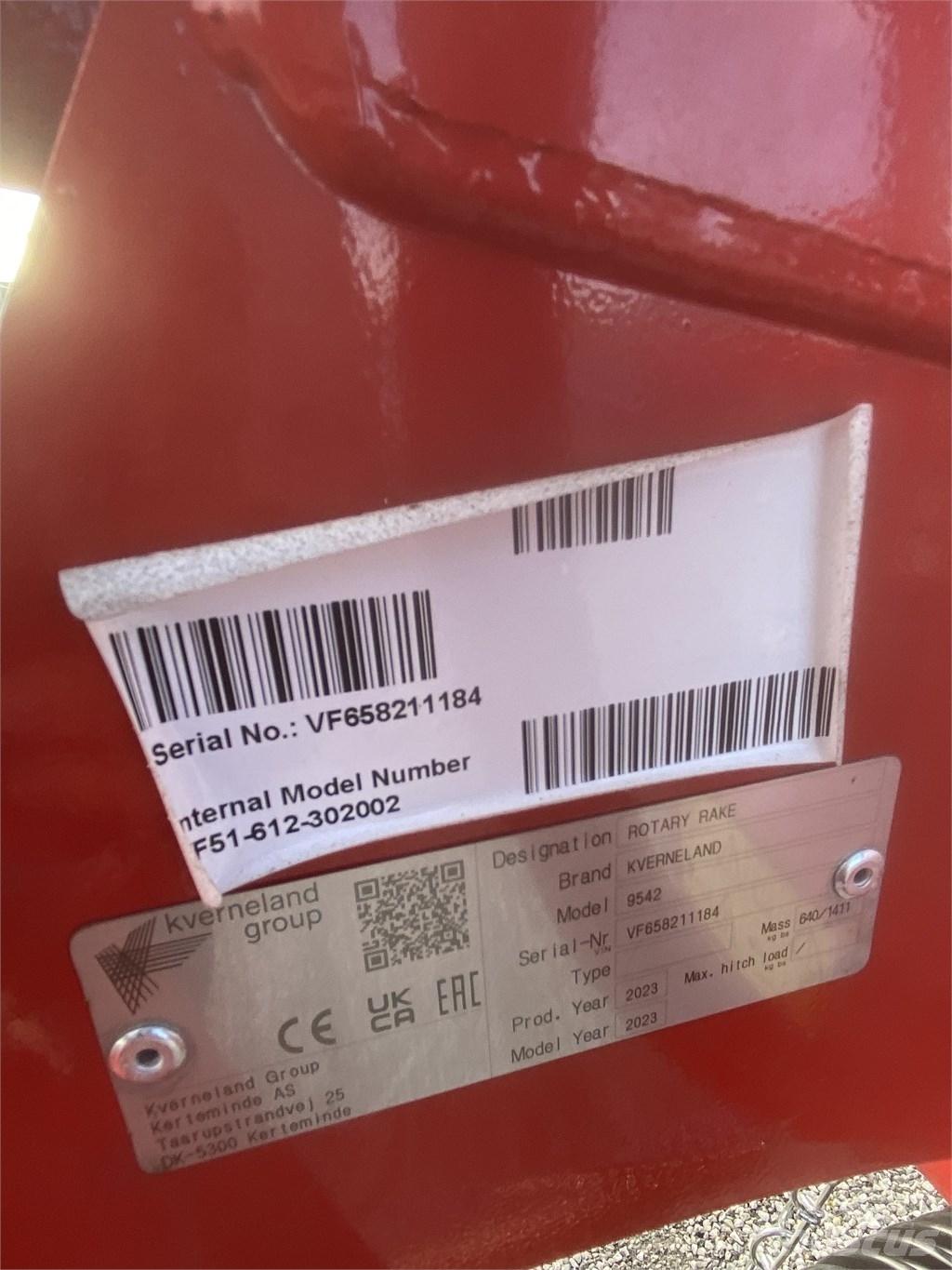 Kverneland 9542 محشات