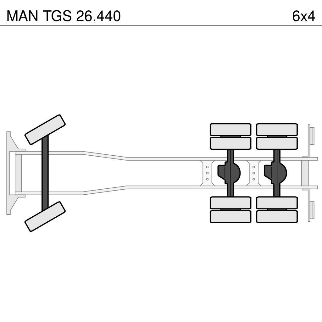 MAN TGS 26.440 شاحنات قلابة