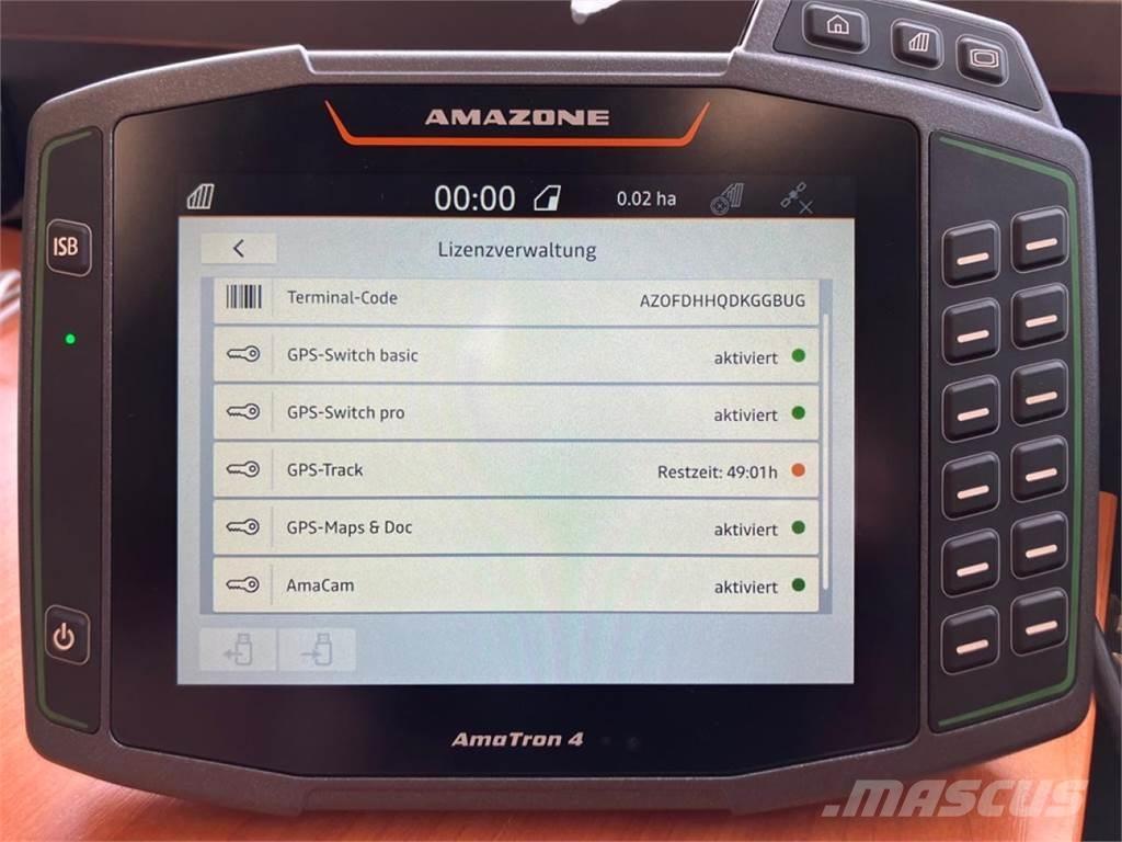 Amazone Amatron 4 النظام العالمي لتحديد المواقع GPS