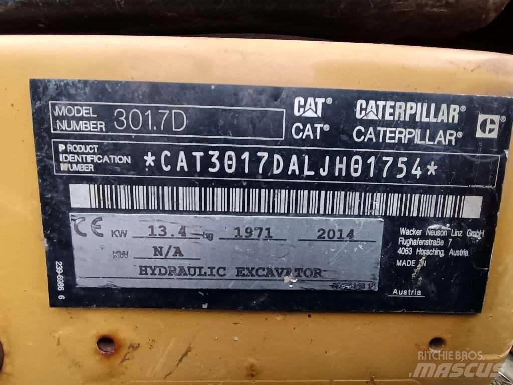 CAT 301.7D حفارات صغيرة أقل من 7 طن (حفارات صغيرة)