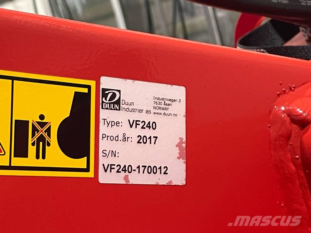 Duun VF 240 قاذفات الجليد