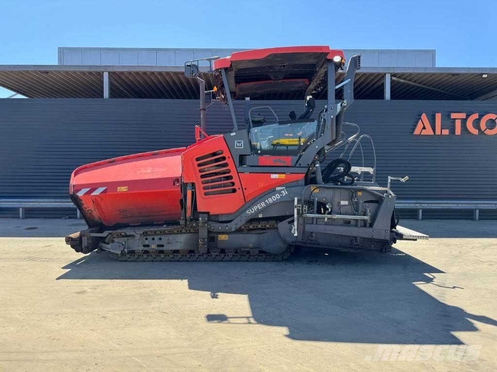 Vögele SUPER 1800-3I معدات السفلتة