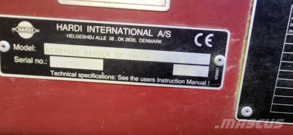 Hardi Ranger 2500 الرشاشات