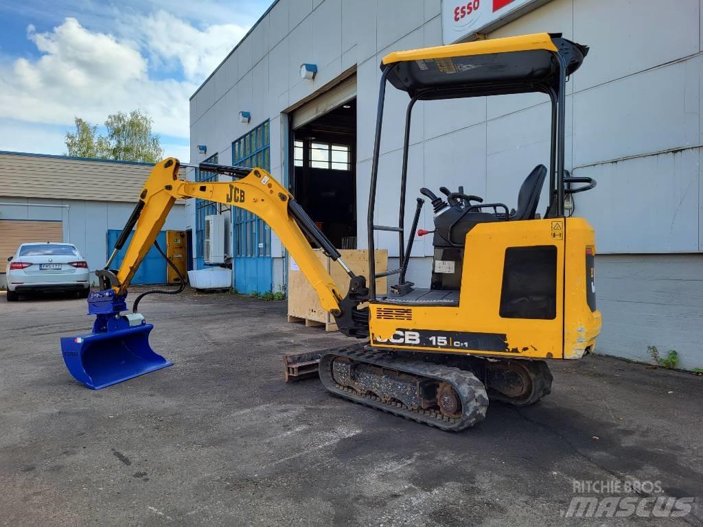 JCB 15 C-1 حفارات صغيرة أقل من 7 طن (حفارات صغيرة)