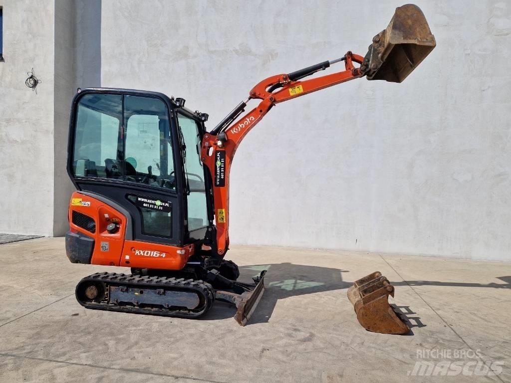 Kubota KX 016-4  P334 حفارات صغيرة أقل من 7 طن (حفارات صغيرة)
