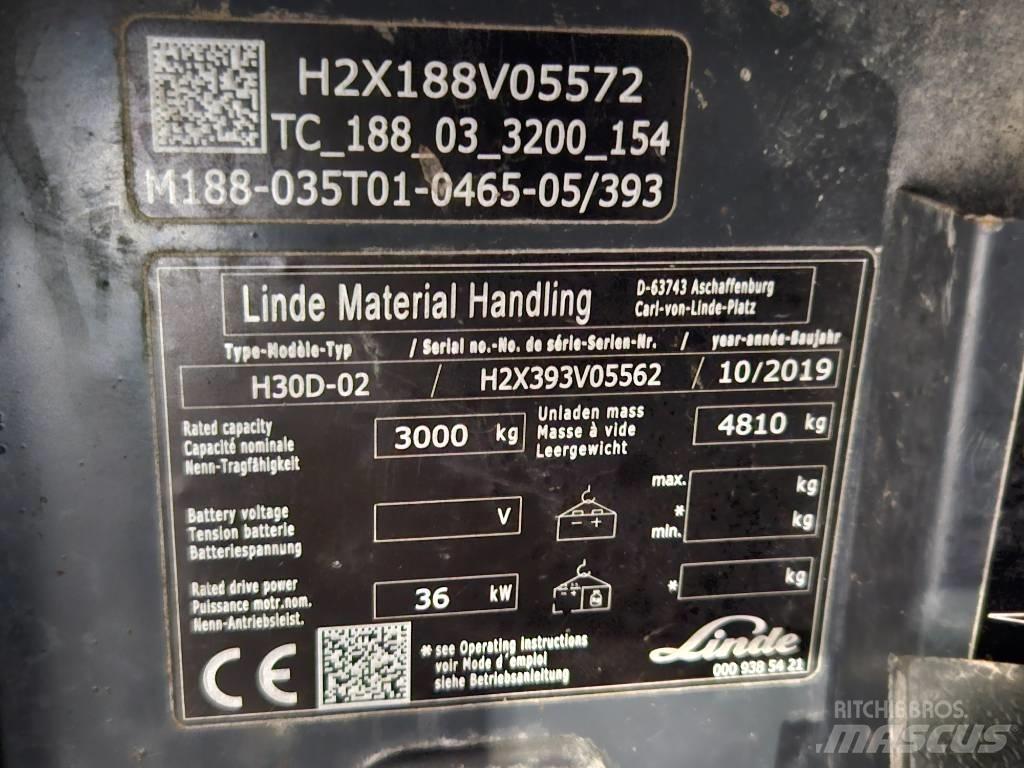 Linde H30D شاحنات الديزل