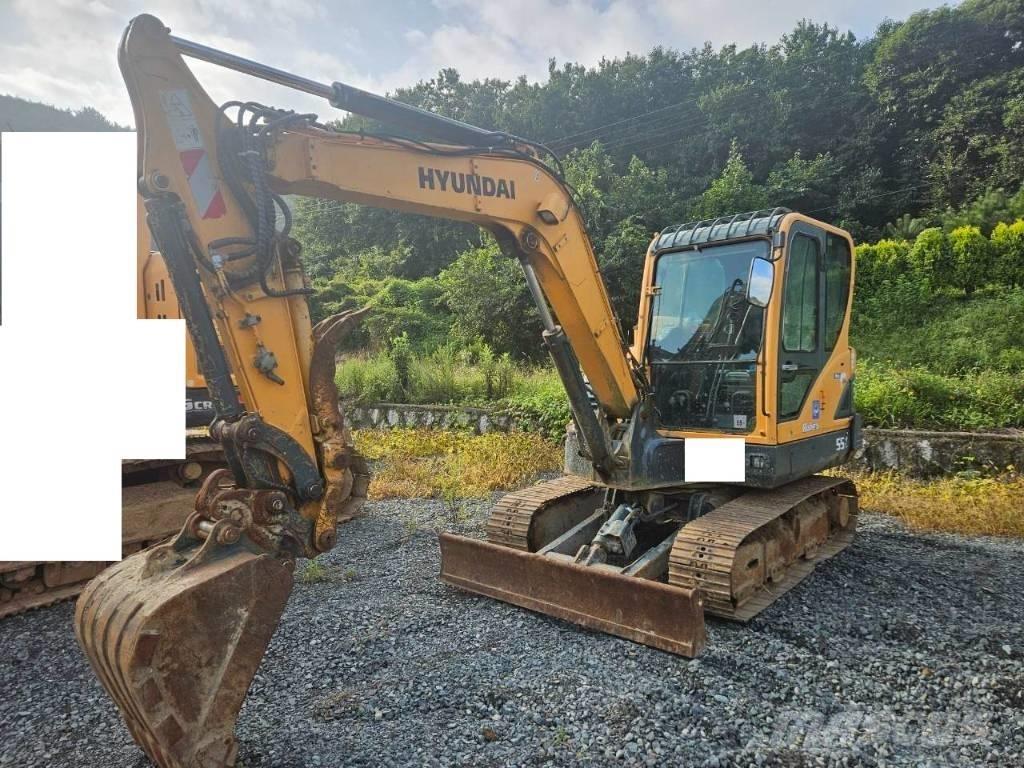 Hyundai Robex 55 حفارات صغيرة أقل من 7 طن (حفارات صغيرة)