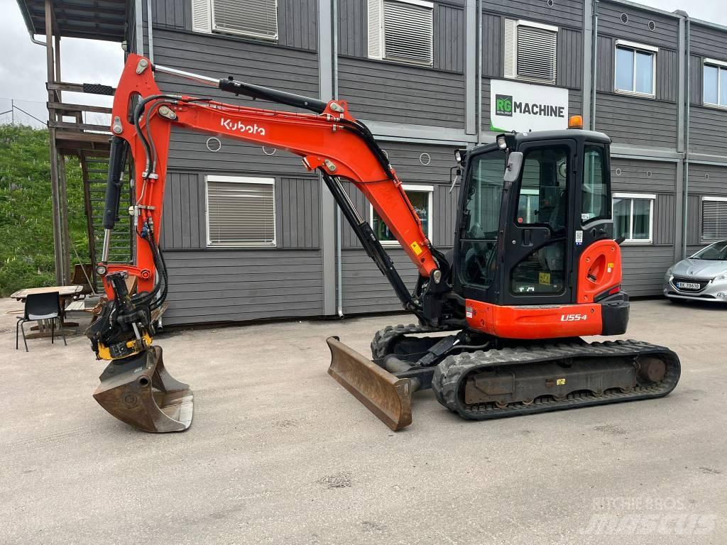 Kubota U 55-4 حفارات صغيرة أقل من 7 طن (حفارات صغيرة)