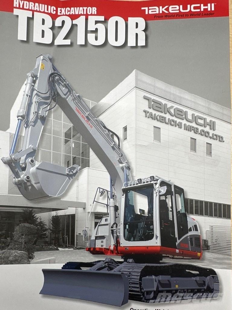 Takeuchi TB 2150 R حفارات زحافة