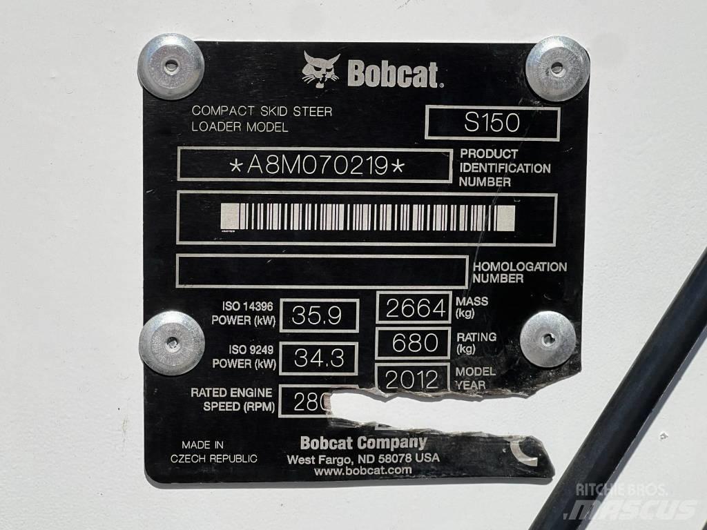 Bobcat S 150 لوادر انزلاقية التوجيه