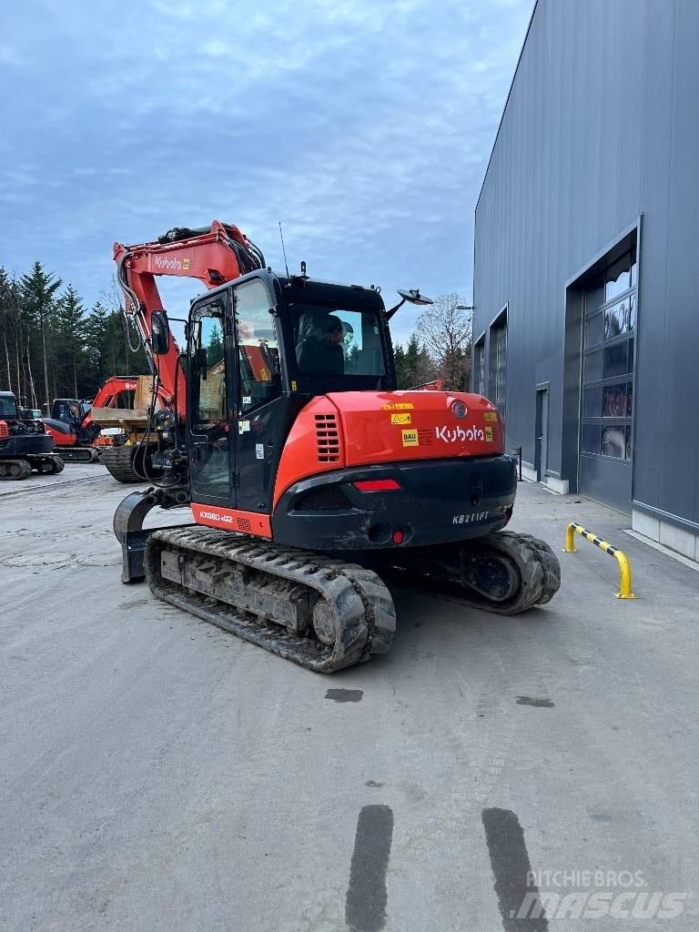 Kubota KX 080-4 حفارات صغيرة أقل من 7 طن (حفارات صغيرة)