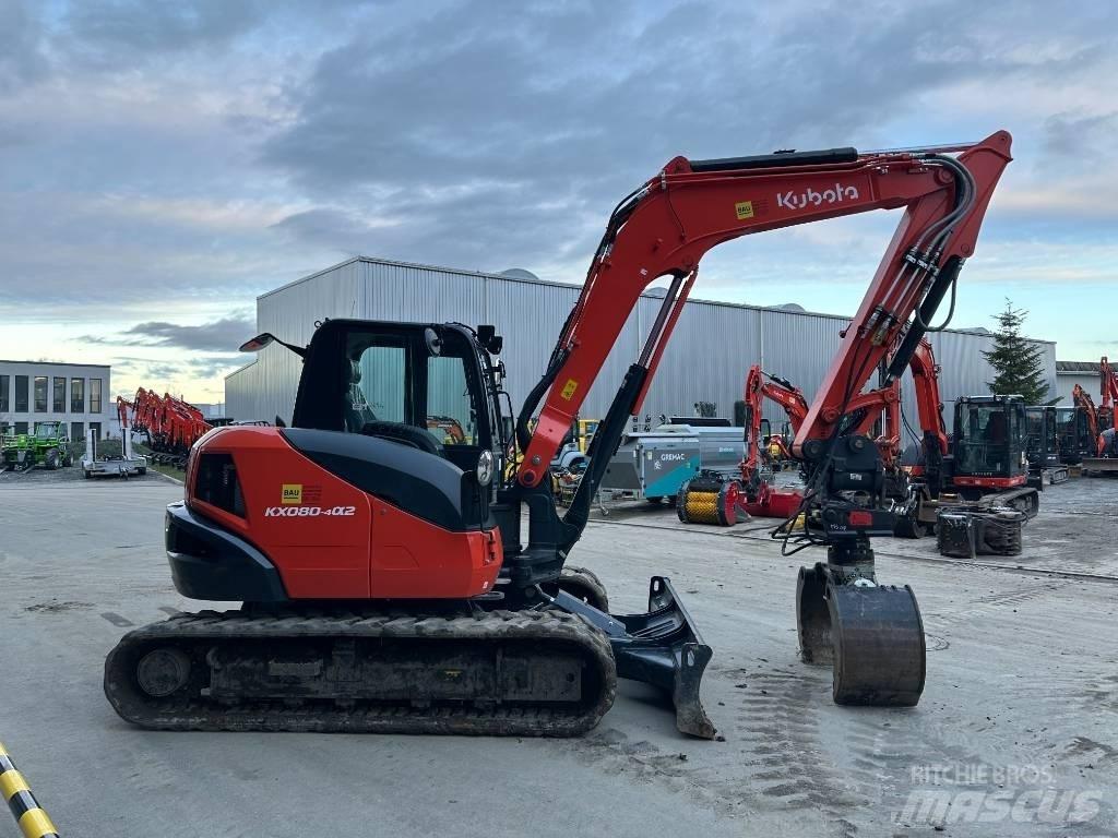 Kubota KX 080-4 حفارات صغيرة أقل من 7 طن (حفارات صغيرة)