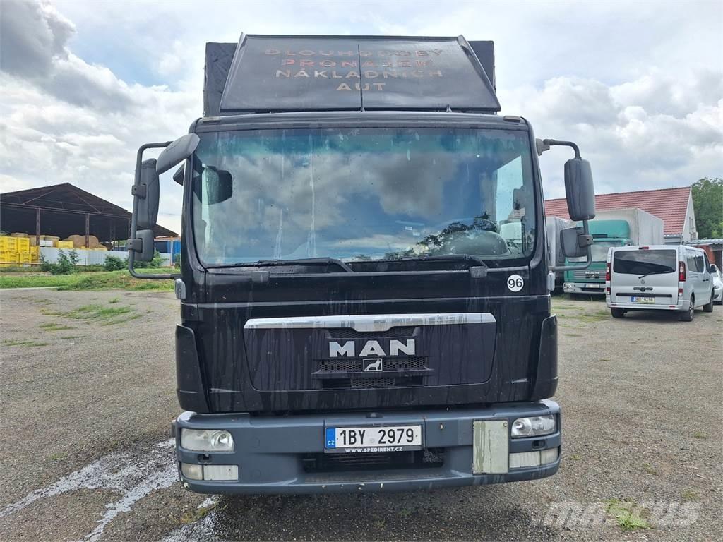MAN TGL 12.220 شاحنات بمقصورة وهيكل
