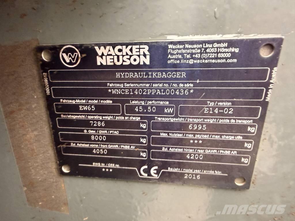 Wacker Neuson EW65 حفارات بعجل