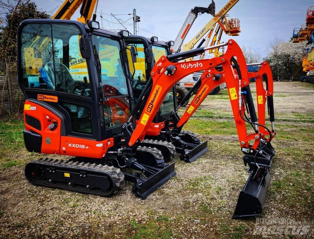 Kubota KX 018-4 حفارات صغيرة أقل من 7 طن (حفارات صغيرة)