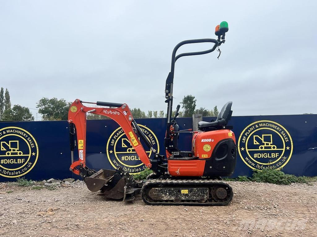 Kubota K008-3 حفارات خاصة