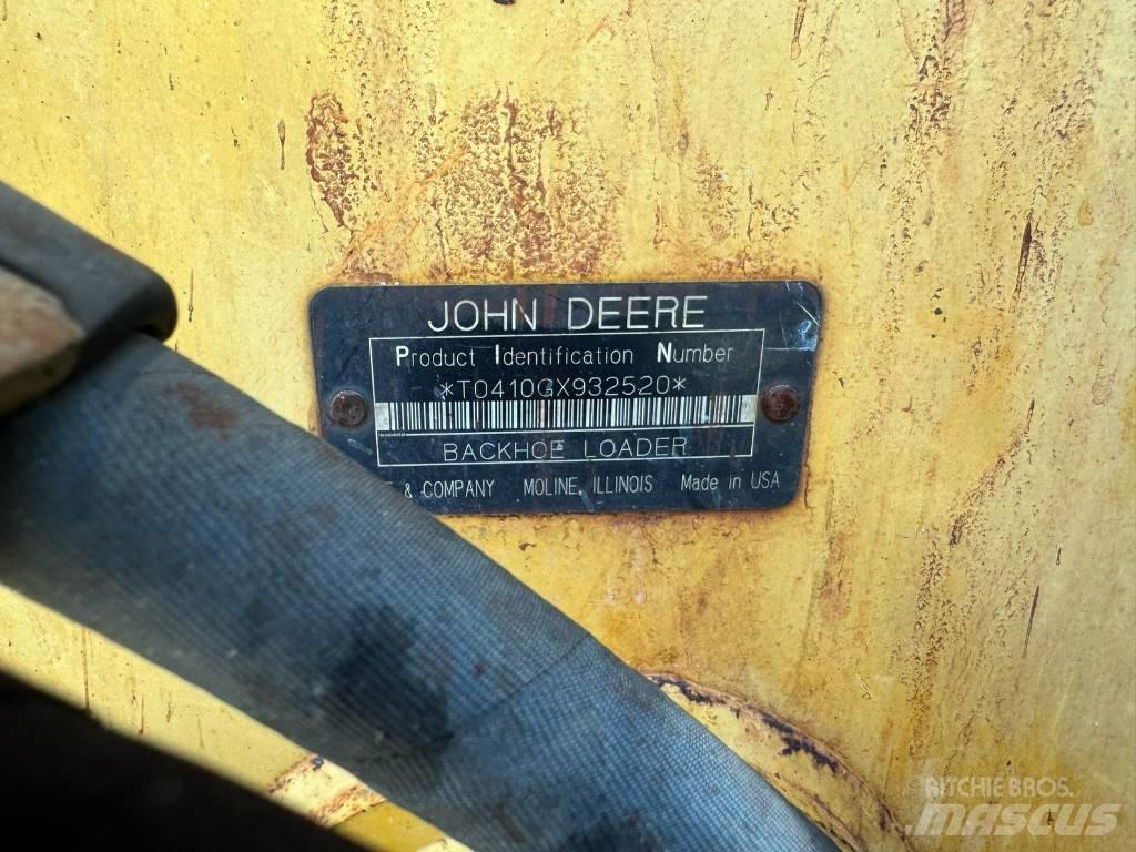 DEERE 410G لوادر ذات جرافات عكسية