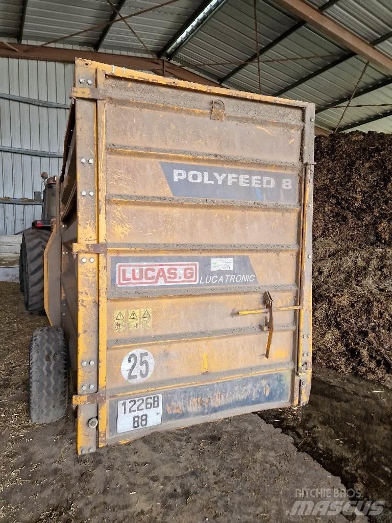 Lucas Polyfeed 8 آلات تمزيق الحزم وتقطيعها ونشرها