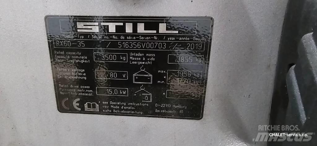 Still RX 60-35 شاحنات ذات رافعات شوكية تعمل بالكهرباء