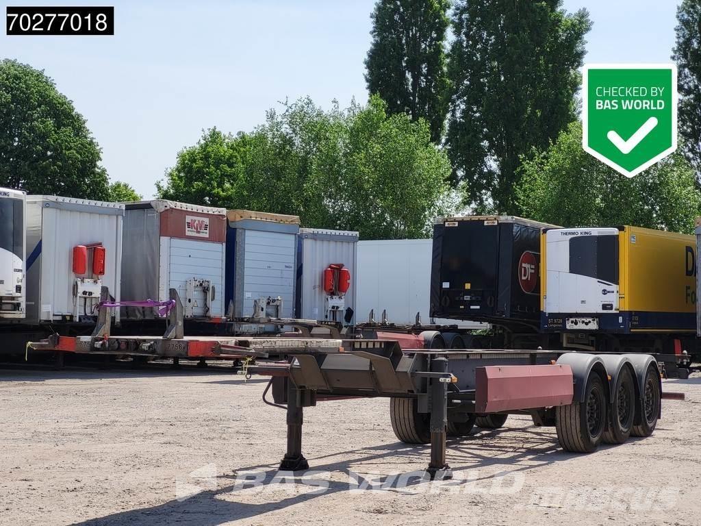 Van Hool 3 axles نصف مقطورات حاويات