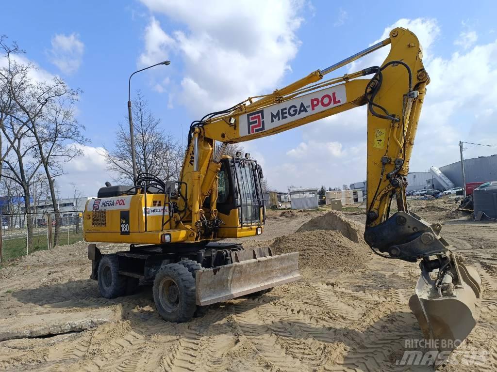 Komatsu PW180-7E0 حفارات بعجل