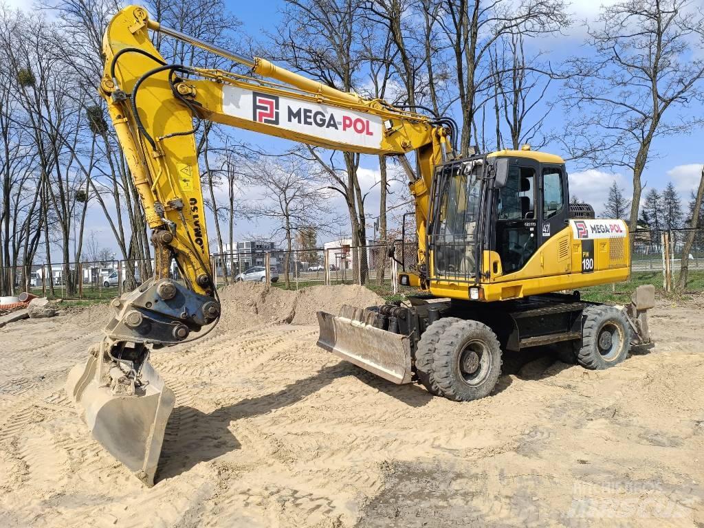 Komatsu PW180-7E0 حفارات بعجل