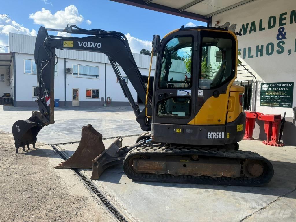 Volvo ECR 58 D, ECR58 حفارات صغيرة أقل من 7 طن (حفارات صغيرة)